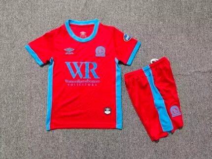 2026-2027 Blackburn Rovers 2nd Away Red kids/youth  Soccer uniform