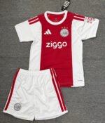 2026-27 Ajax Home Red White  Soccer Uniform