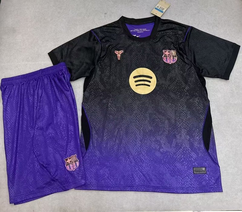 2ef7ed13 2026-27 Barcelona Away Black Soccer uniform - Image 1