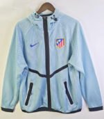 2026 Atletico Madrid Light Blue Windbreaker  Soccer Jacket
