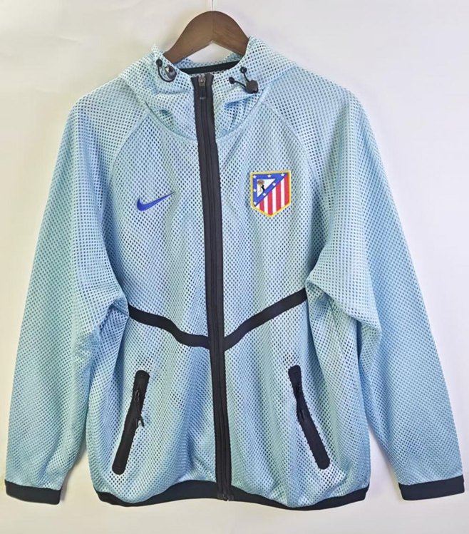 304690fe 2026 Atletico Madrid Light Blue Windbreaker Soccer Jacket - Image 1