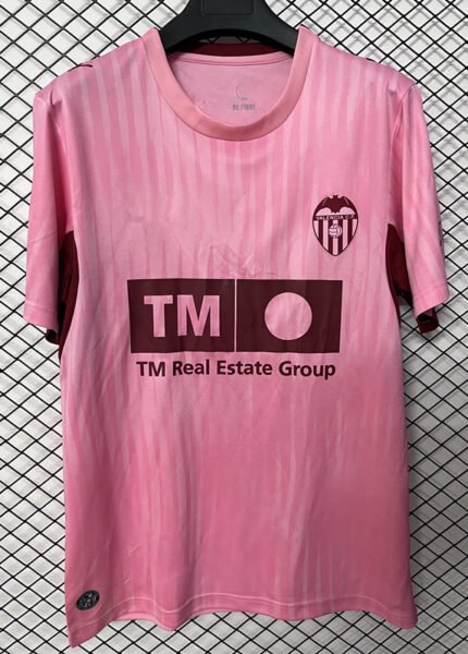 2026-27 Valencia Pink Soccer Jersey AAA