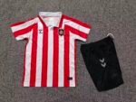 2026-2027 Sunderland  Home Red White kids/youth  Soccer uniform