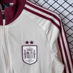 2026 Spain White Windbreaker  Soccer Jacket uniform - Image 5