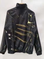 26-27 Double-sided Paris Black Windbreaker  Soccer Jacket - Image 2