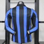 Player version 2026-2027 Inter Milan  Home Black Blue Long sleeves Soccer Jersey AAA - Image 2