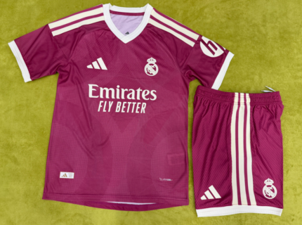 Player version 2026-27 Real Madrid  2nd Away Pink  Soccer Uniform