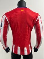 Player version 2026-2027 Atletico Madrid Home Red White  Long sleeves Soccer Jersey AAA - Image 2