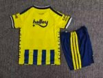 2026-27 Fenerbahce  Home Blue Yellow kids/youth Soccer uniform - Image 2
