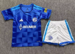 2026-27 Schalke Home Blue  kids/youth Soccer uniform