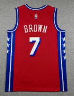 2026  NBA  Philadelphia 76ers Red  #7 Jersey - Image 2