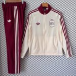 2026 Spain White Windbreaker  Soccer Jacket uniform