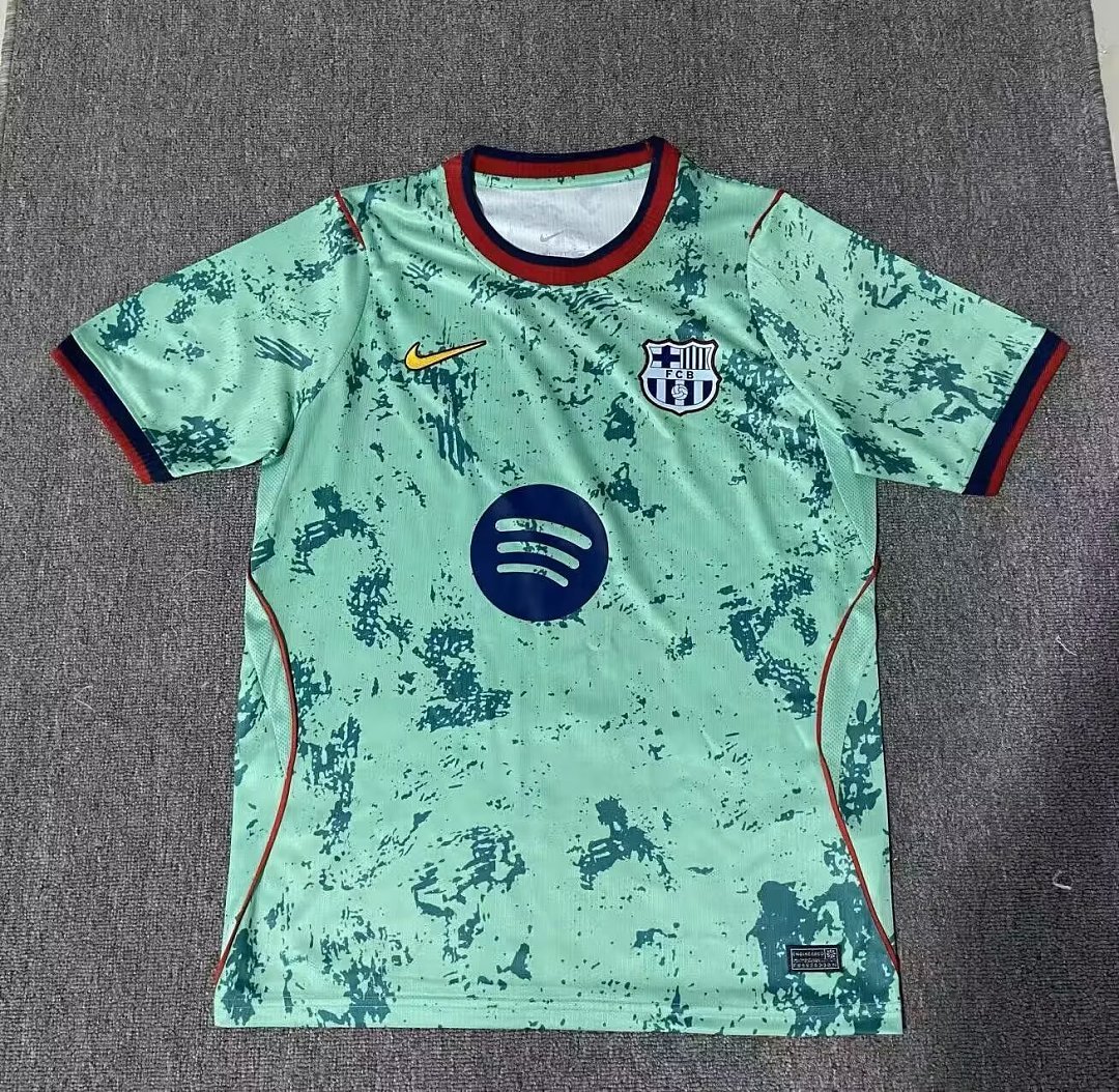 41d315ae 2026-27 Barcelona Special Green Soccer Jersey AAA - Image 1