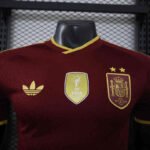 （2 star）FIFA 2026 Player version 2026-2027 Spain 2nd Away Red Soccer Jersey AAA - Image 3