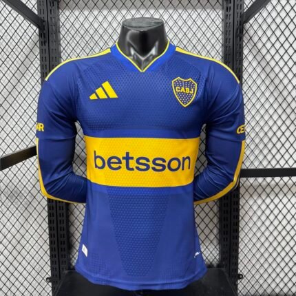Player version 2026-2027 Boca Juniors Home Blue Long sleeves Soccer Jersey AAA