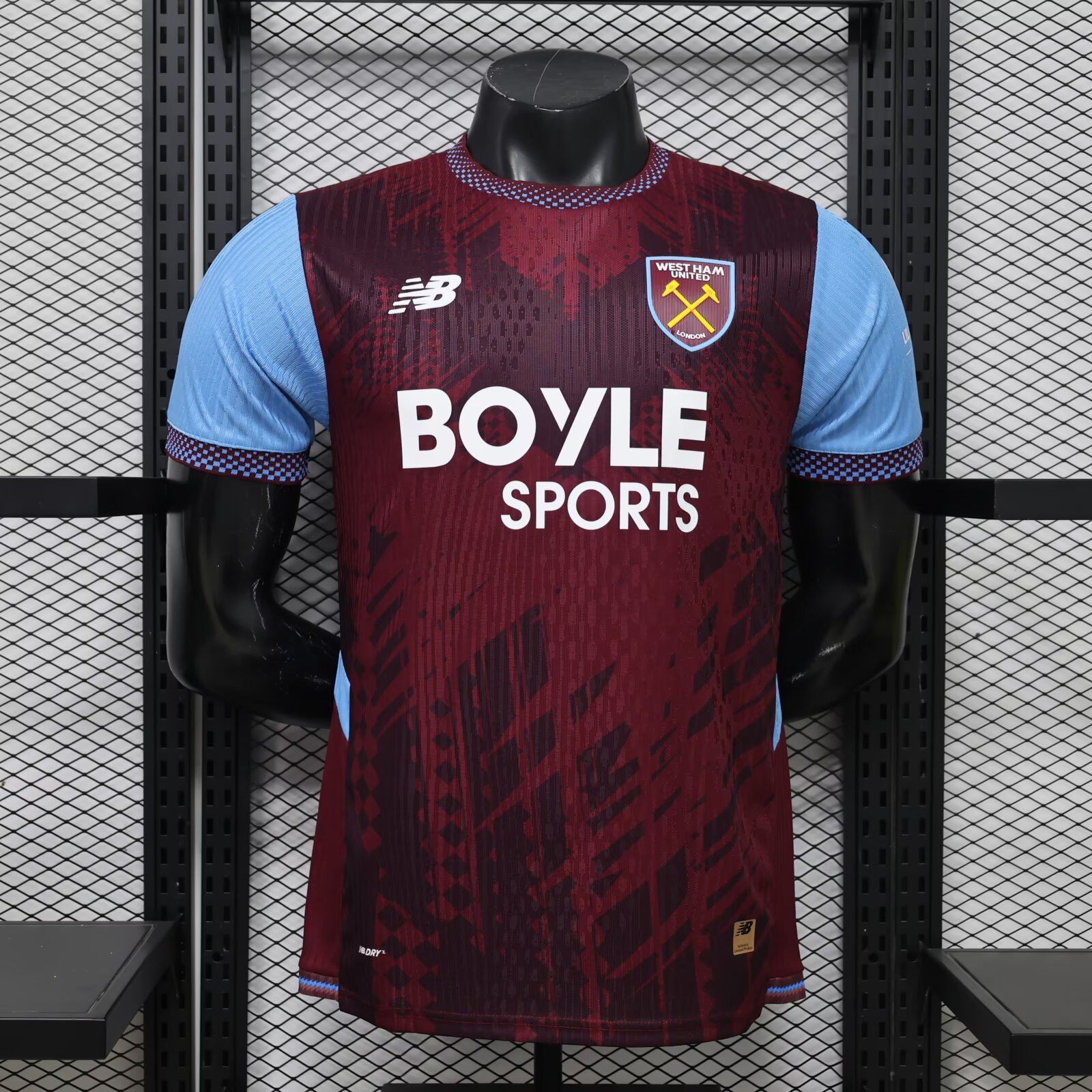 468e9204 Player version 2026-2027 West Ham United Home Red Soccer Jersey AAA - Image 1