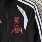 2026 Liverpool Black Windbreaker  Soccer Jacket uniform - Image 4