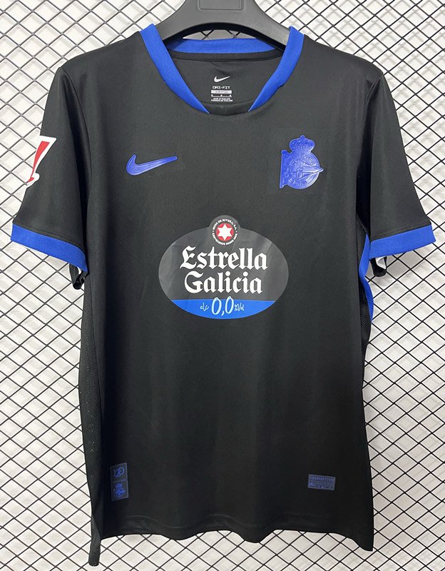 4a8648fb 2026-27 Deportivo La Coruña Away Black Soccer Jersey AAA - Image 1