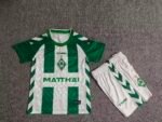 2026-2027 Werder Bremen Home White Green kids/youth  Soccer uniform