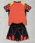 2026-2027  Olympique de Marseille Goalkeeper Black Orange kids/youth  Soccer uniform - Image 2