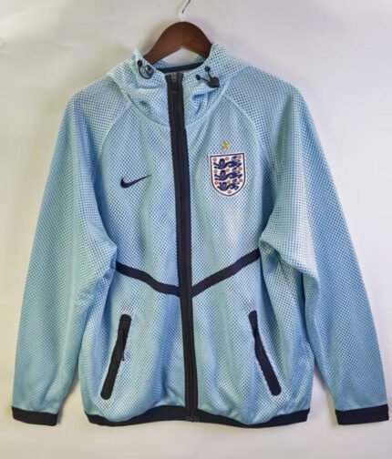 2026 England Light Blue Windbreaker  Soccer Jacket