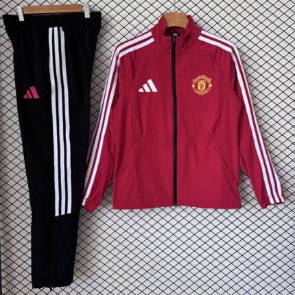 2026 Manchester United  Red Windbreaker  Soccer Jacket uniform