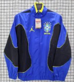 26-27 Brazil Blue Windbreaker  Soccer Jacket