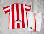 2026-27 Gijon  Home Red White kids/youth Soccer uniform - Image 2
