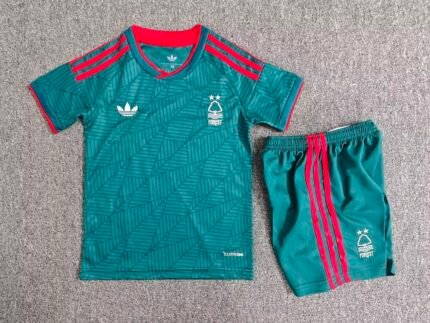 2026-2027 Nottingham Forest Away Green kids/youth  Soccer uniform