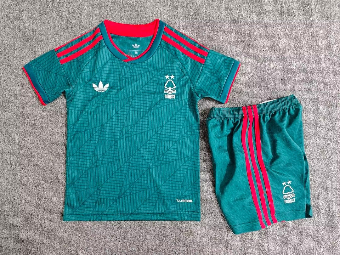 5407eded 2026-2027 Nottingham Forest Away Green kids/youth Soccer uniform - Image 1