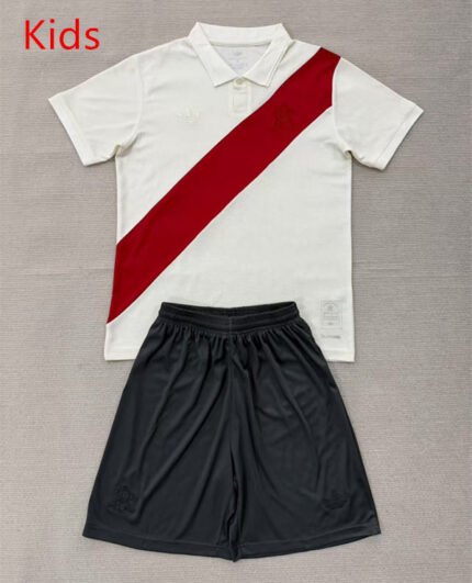 125th Anniversary Edition River Plate Red White kids/youth  Soccer uniform