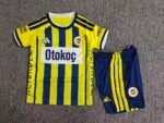 2026-27 Fenerbahce  Home Blue Yellow kids/youth Soccer uniform