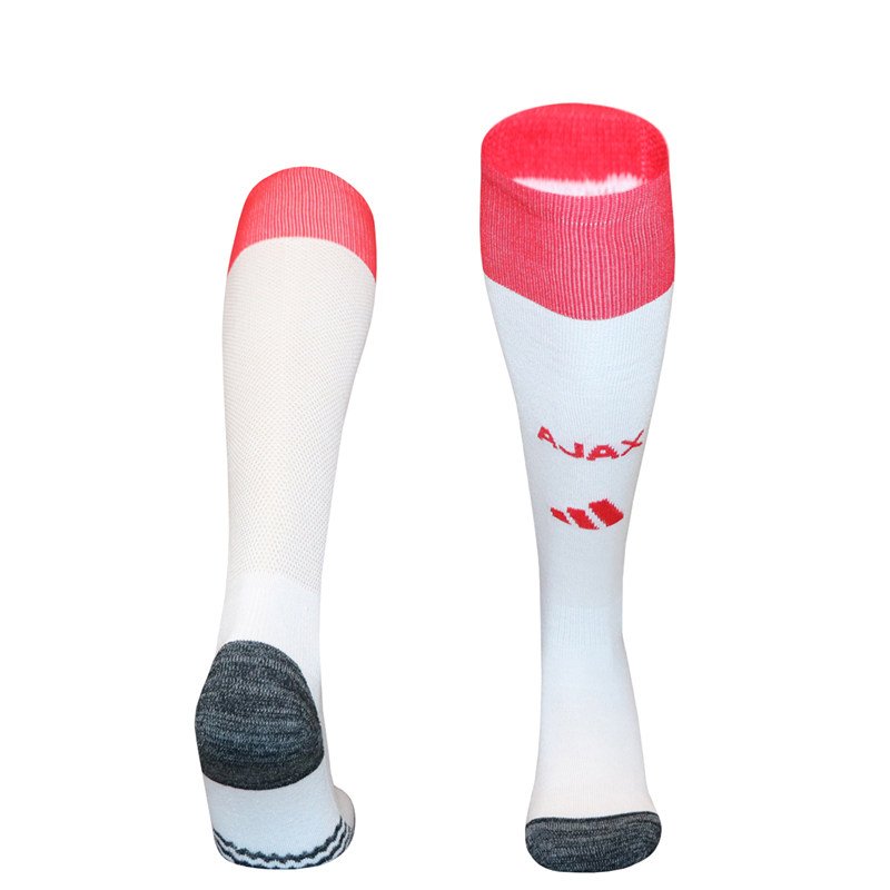5820f6ec 2026-27 Ajax Home White Soccer Socks - Image 1