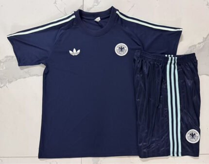 2026-27 Germany Royal Blue Tracksuit Short Soccer Uniform