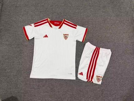 2026-27 Sevilla Away White kids/youth Soccer uniform