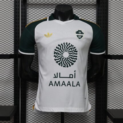 Player version 2026-27 Al-Ahli Saudi Away White Soccer Jersey AAA