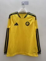 （S-4XL） 2026-2027  Al-Nassr Home Yellow Soccer Long sleeves Jersey AAA