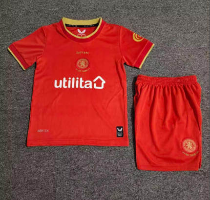 2026-2027 Middlesbrough  Home Red kids/youth  Soccer uniform