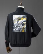 26-27 Real Madrid Black Windbreaker  Soccer Jacket - Image 2