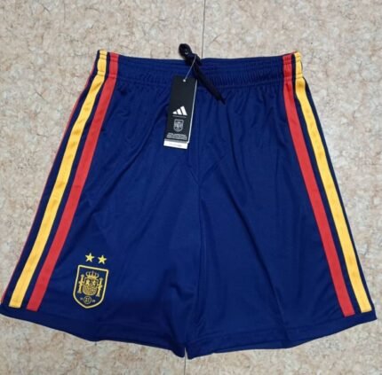 2 Star 2026-27 Spain Home Blue Soccer Shorts