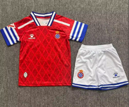 2026-27 RCD Espanyol Away Red kids/youth Soccer uniform