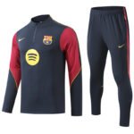 26-27 Barcelona Royal Blue Thailand Soccer Tracksuit Uniform - Image 3
