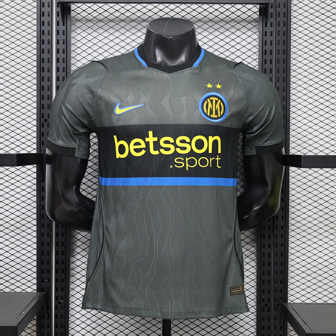 62692dd5 2026-27 Player Version Inter Milan 2nd Away Grey Soccer Jersey AAA - Image 1