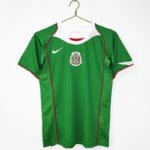 Retro version 2004 Mexico Home Green Soccer Jersey AAA