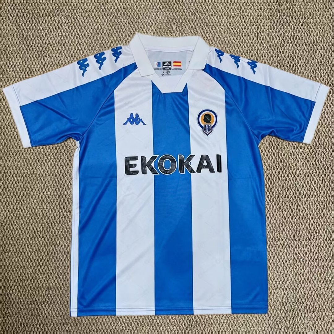6433fe22 2026-27 Hercules Home White Blue Soccer Jersey AAA - Image 1