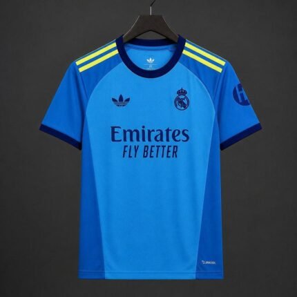 2026-27 Real Madrid Goalkeeper Blue Soccer Jersey AAA