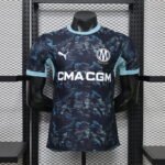 Player version 2026-27 Olympique de Marseille Away Blue Soccer Jersey AAA