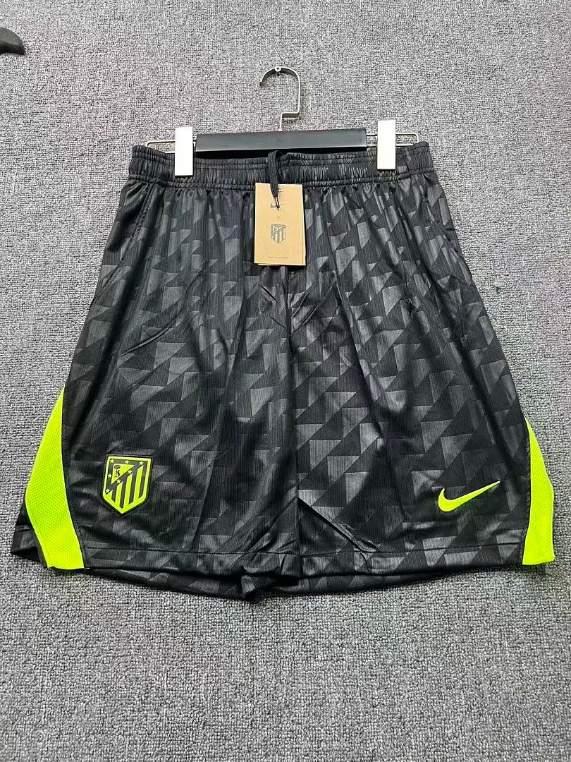 6ad66e25 2026-2027 Atletico Madrid Away Black Soccer Short - Image 1