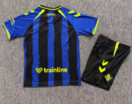 2026-27 Real Betis 2nd Away Blue Green  kids/youth Soccer uniform - Image 2