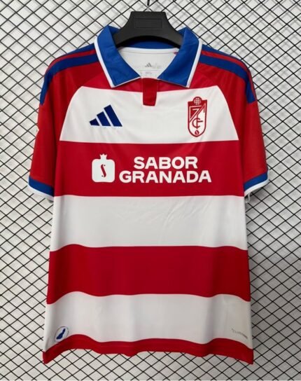 2026-27 Granada Home White Red Soccer Jersey AAA